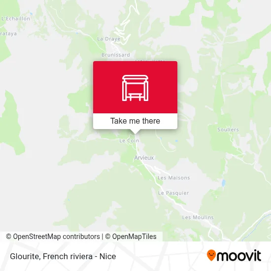 Glourite map