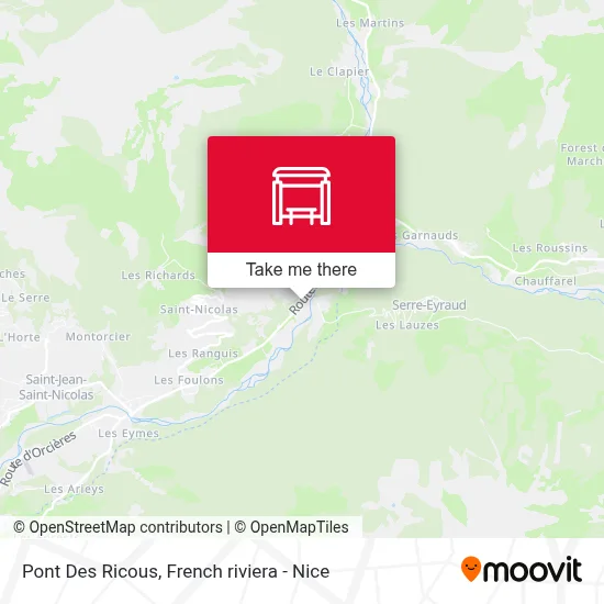 Pont Des Ricous map