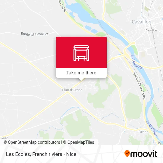 Les Écoles map