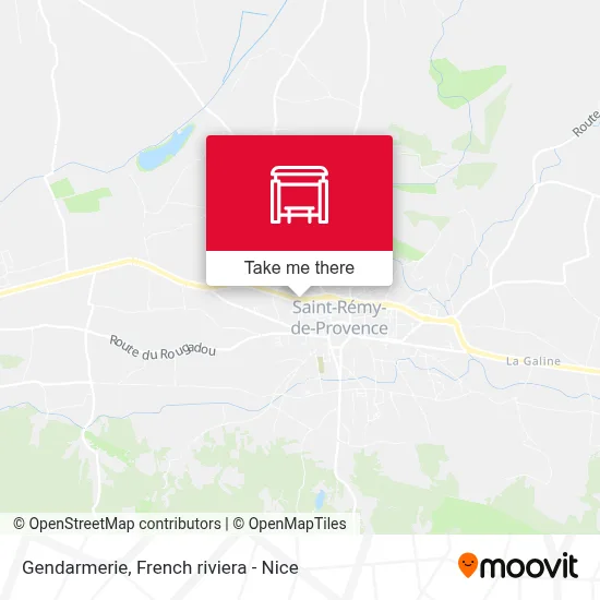 Gendarmerie map