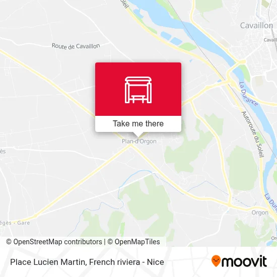 Place Lucien Martin map