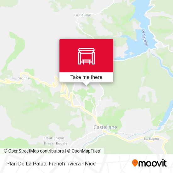 Plan De La Palud map