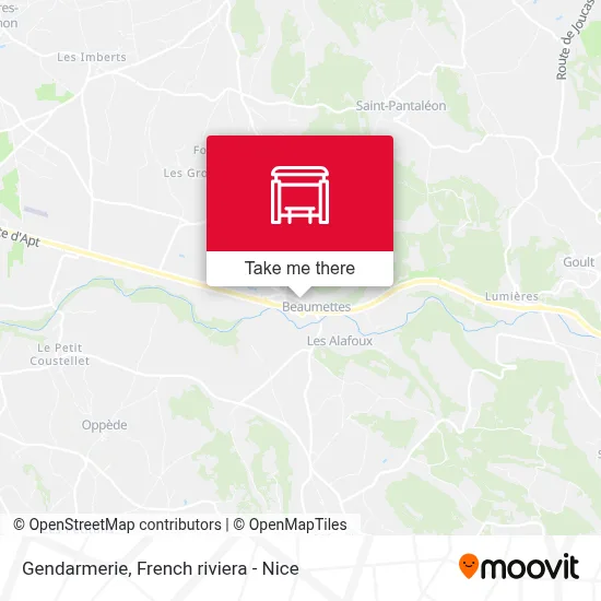 Gendarmerie map