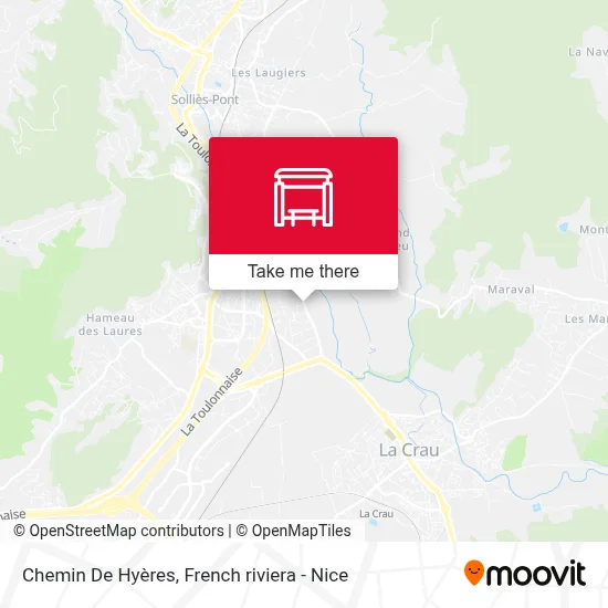 Chemin De Hyères map