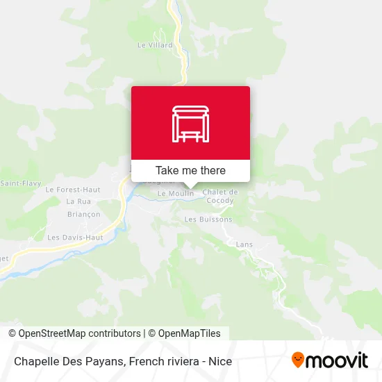 Chapelle Des Payans map