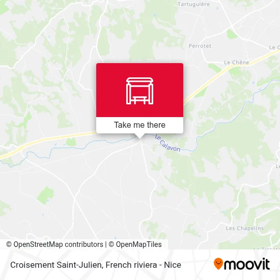 Croisement Saint-Julien map