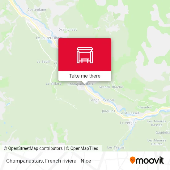 Champanastaïs map