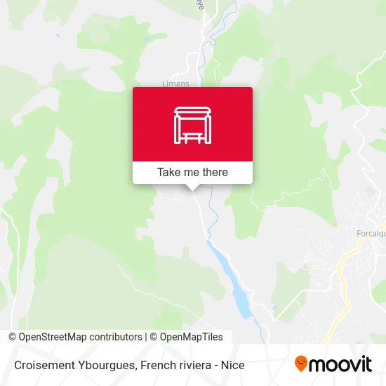 Croisement Ybourgues map
