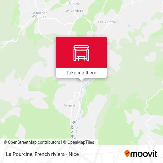 La Pourcine map