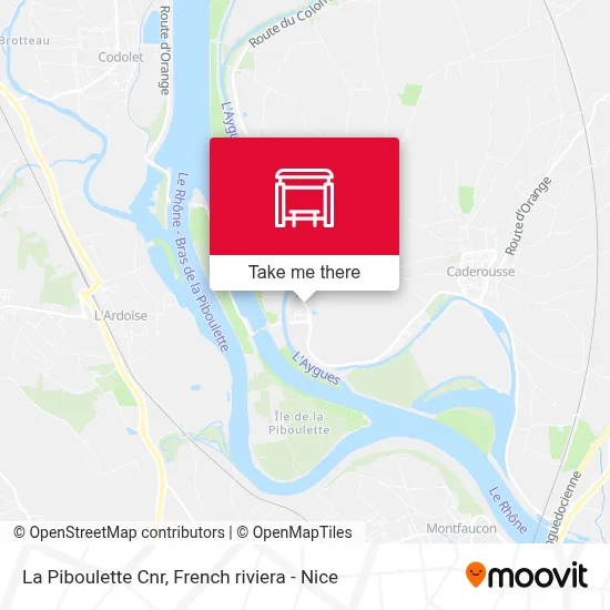 La Piboulette Cnr map