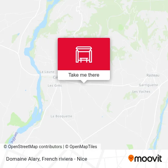Domaine Alary map