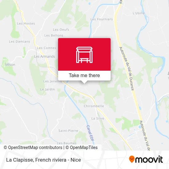 La Clapisse map