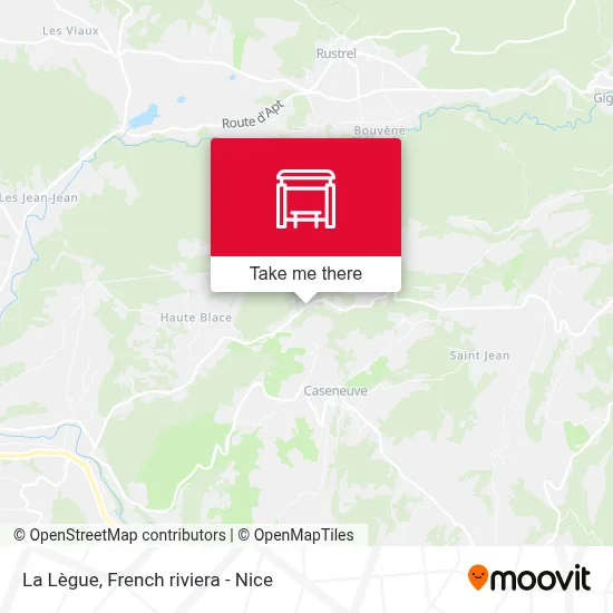 La Lègue map