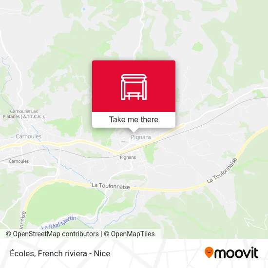 Écoles map