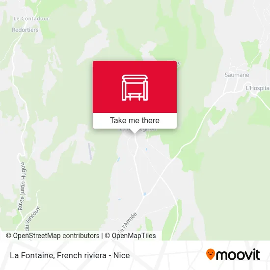La Fontaine map