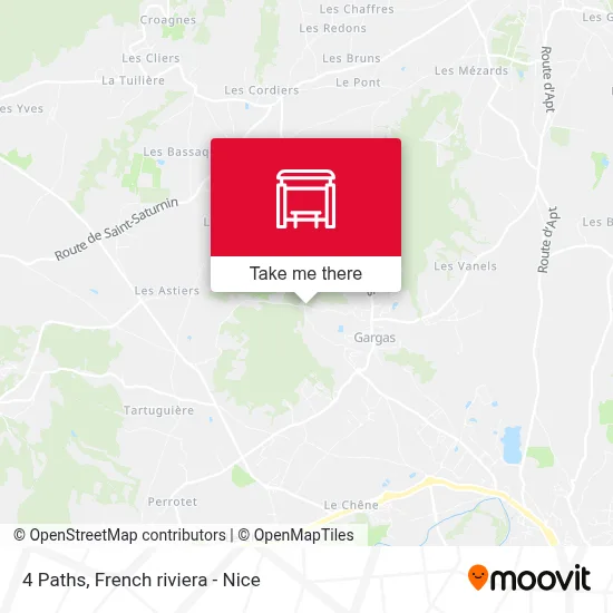 Les 4 Chemins map