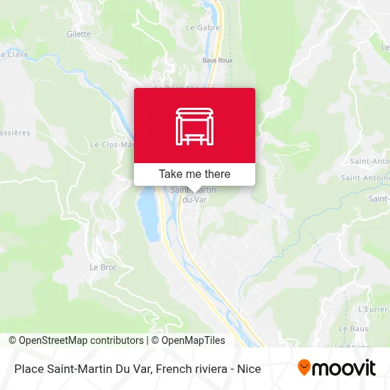 Place Saint-Martin Du Var map