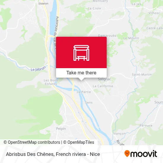 Abrisbus Des Chênes map