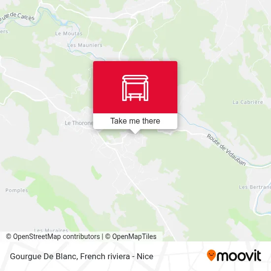 Gourgue De Blanc map