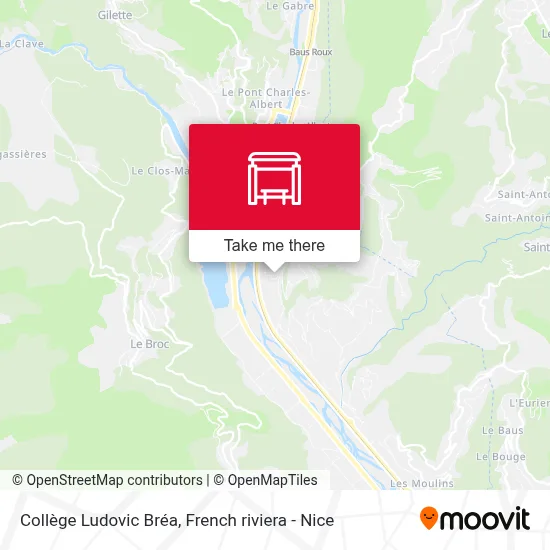 Collège Ludovic Bréa map