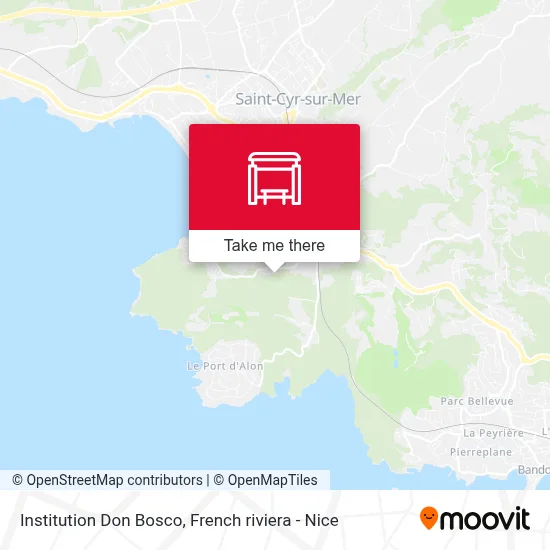 Institution Don Bosco map