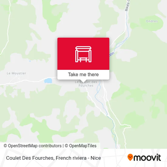 Coulet Des Fourches map