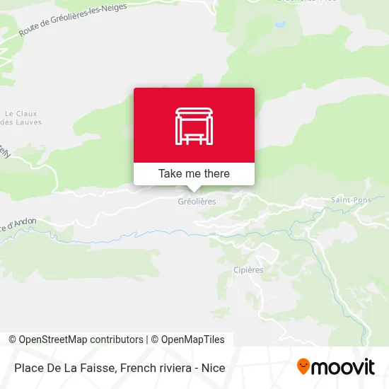 Place De La Faisse map