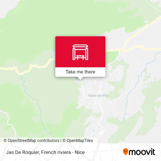 Jas De Roquier map