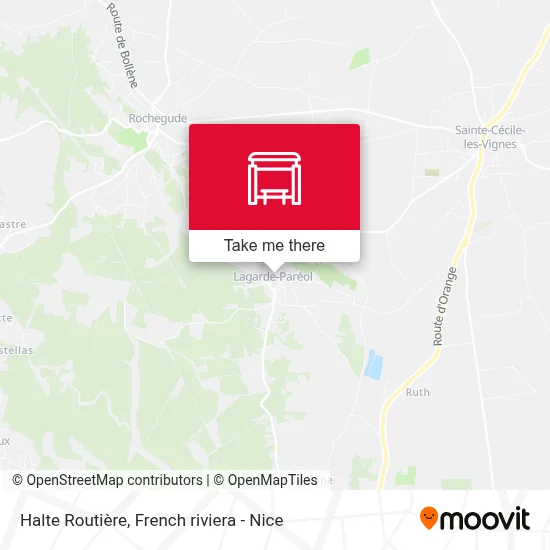 Halte Routière map