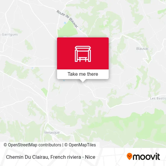 Chemin Du Clairau map
