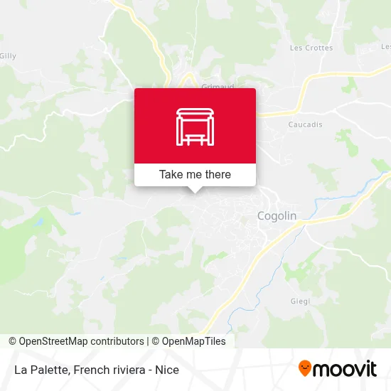 La Palette map