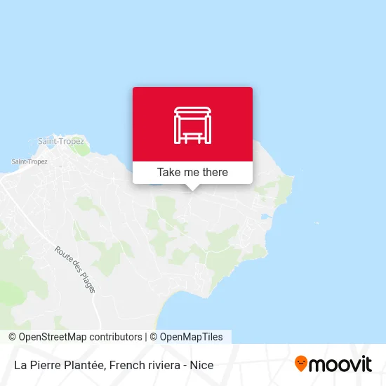 La Pierre Plantée map