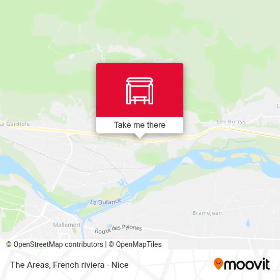 Les Aires map