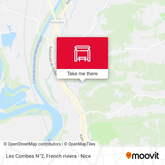 Les Combes N°2 map