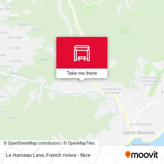 Le Hameau map