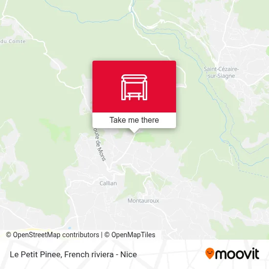 Le Petit Pinee map