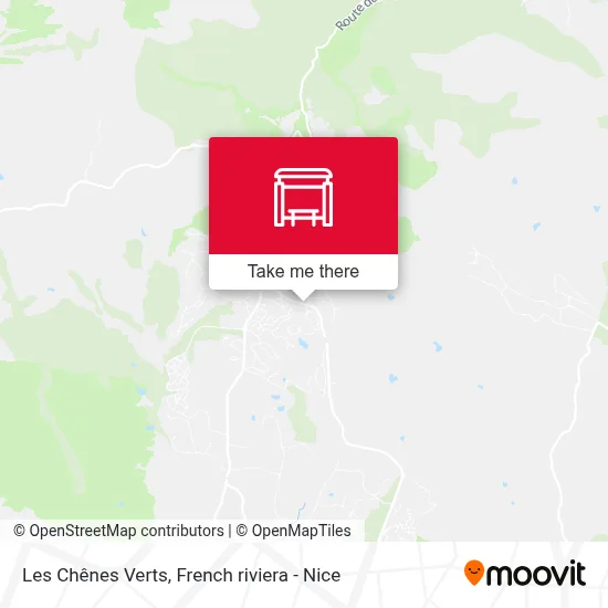 Les Chênes Verts map