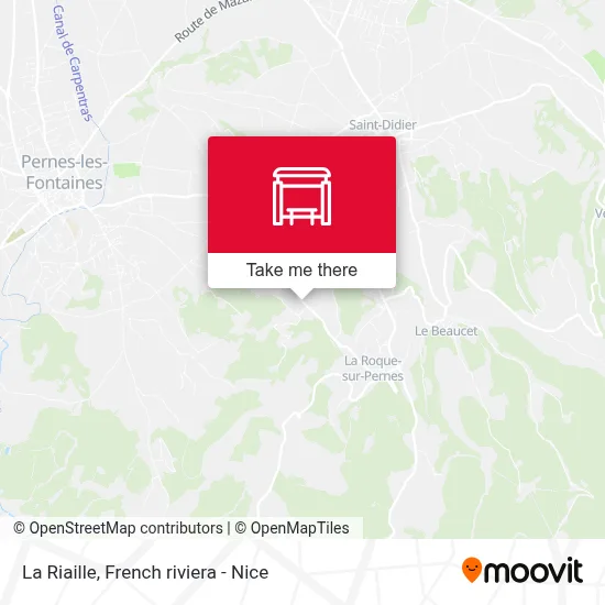La Riaille map