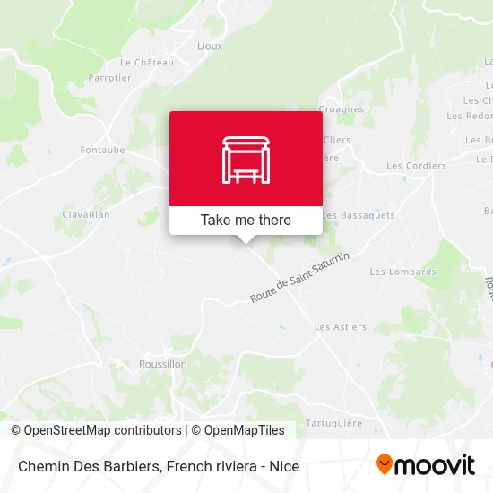 Chemin Des Barbiers map
