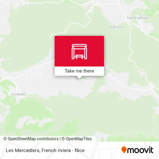 Les Mercadiers map