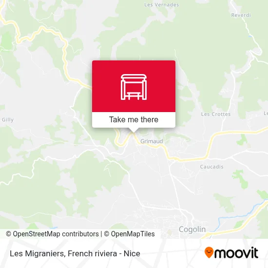Les Migraniers map