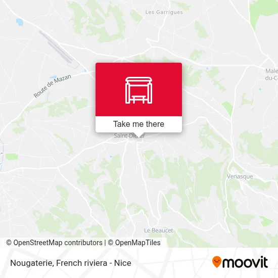 Nougaterie map