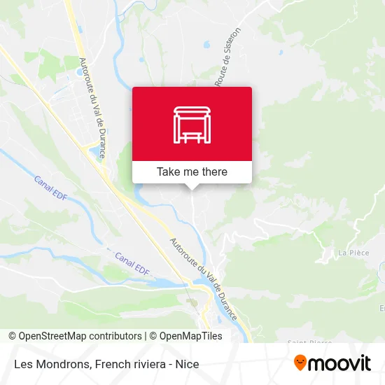 Les Mondrons map