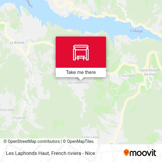 Les Laphonds Haut map
