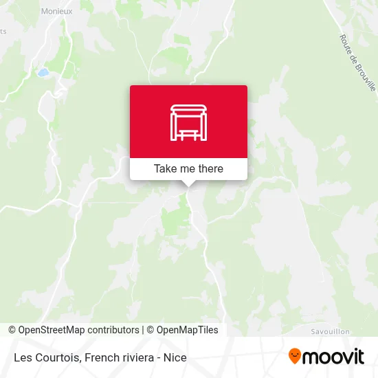 Les Courtois map