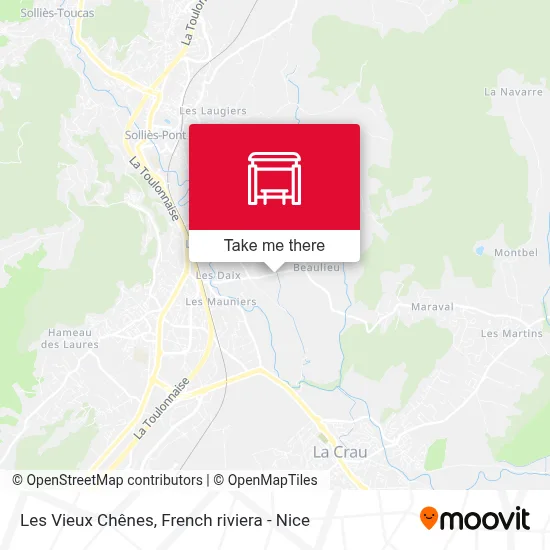 Les Vieux Chênes map