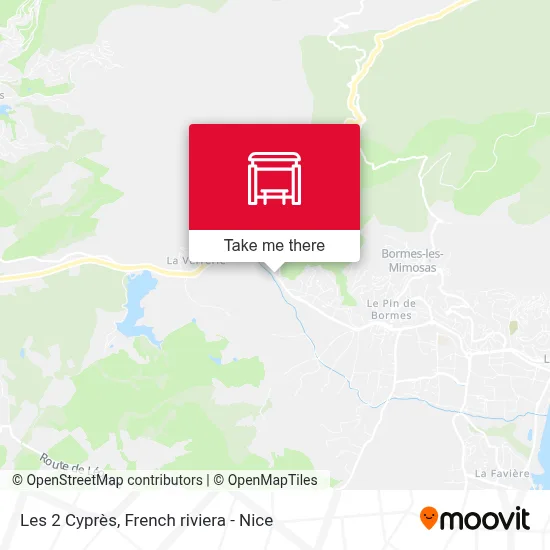 Les 2 Cyprès map