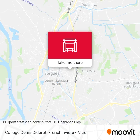 Collège Denis Diderot map