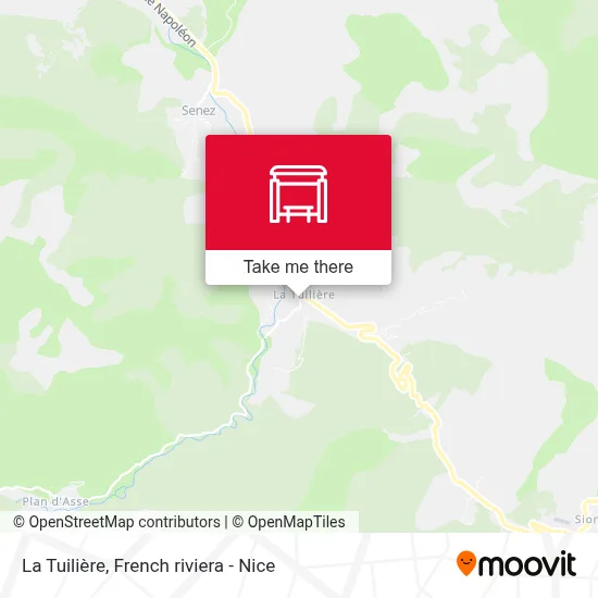 La Tuilière map