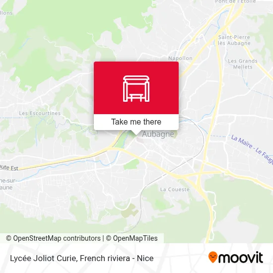 Lycée Joliot Curie map